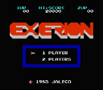 Exerion (Japan) (En) screen shot title